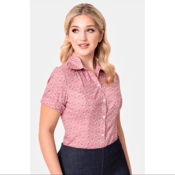 Unique Vintage Tops - NWOT Unique Vintage Mazzie Blouse